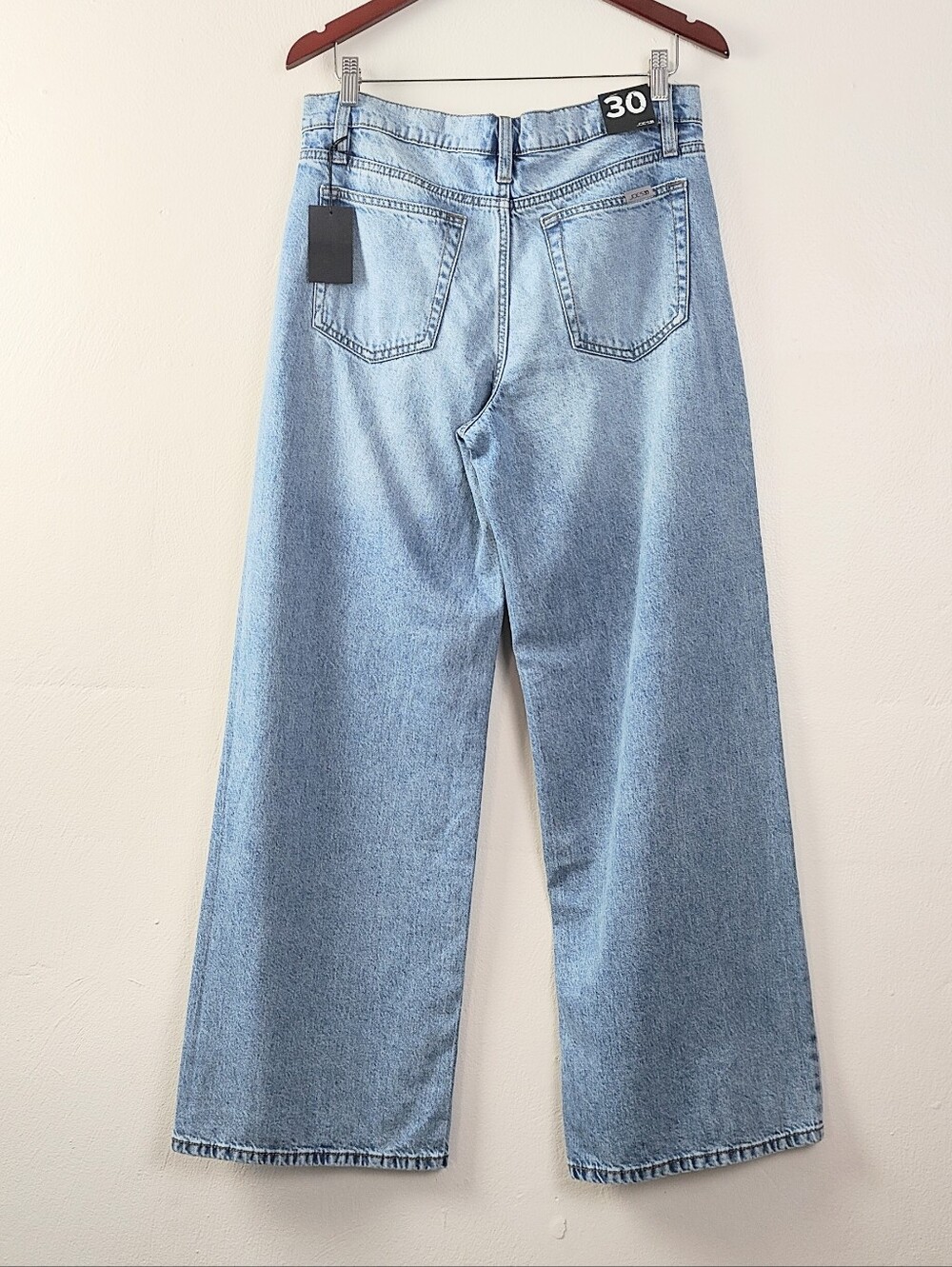 NEW! Joe's Jeans Low Rise Wide Leg Jeans Size 30 Relaxed Fit Hanoi Denim Pants - Picture 7 of 12